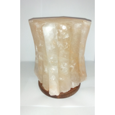 Светильник лампа из гималайской соли "Куб рефленный"